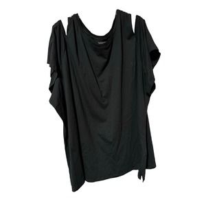 Woman Within 38/40 (5X) Cold Shoulder T-shirt